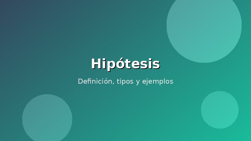 Imagen de Hipótesis