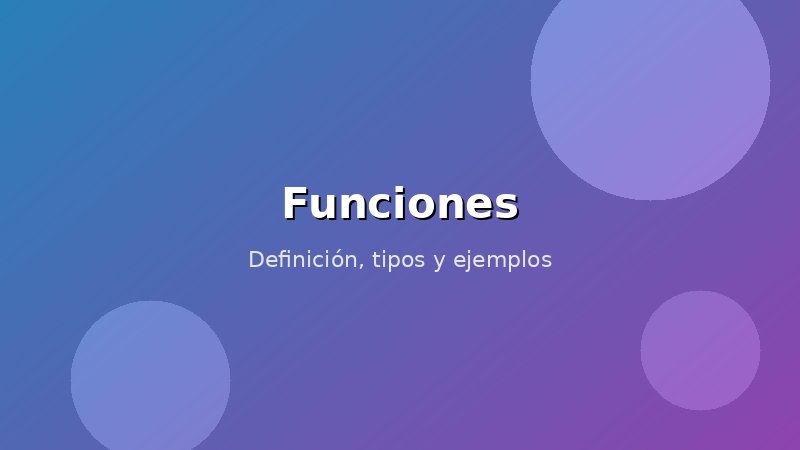 Imagen de Funciones