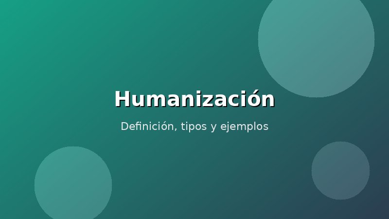 Imagen de Humanización