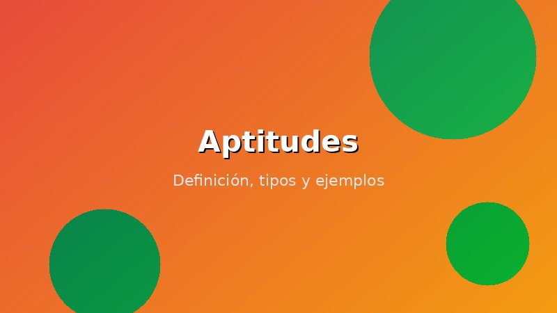 Imagen de Aptitudes