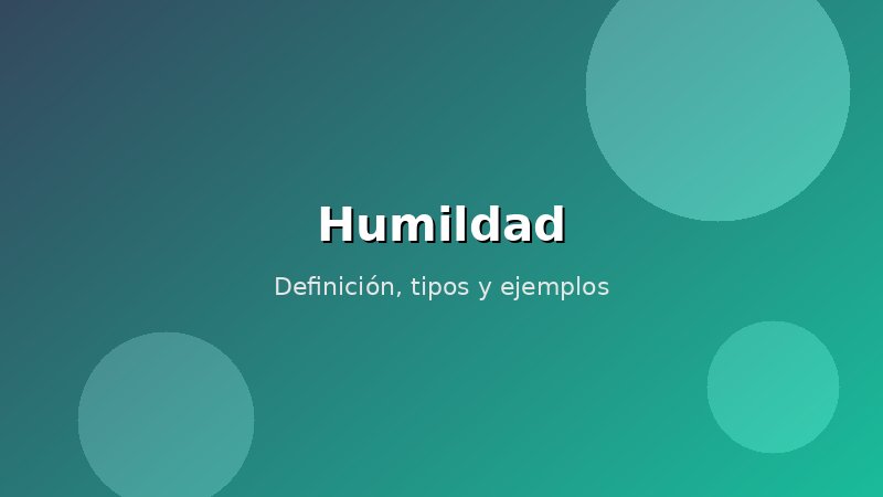 Imagen de Humildad