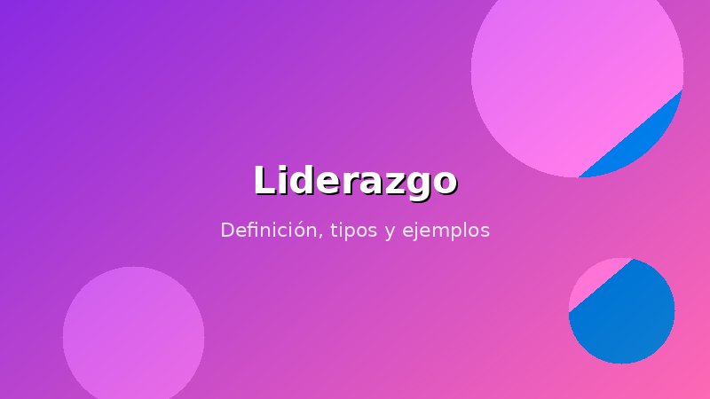 Imagen de Liderazgo