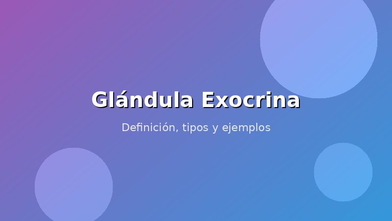 Imagen de Glándula Exocrina