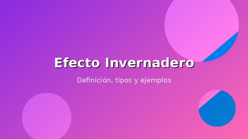 Imagen de Efecto Invernadero