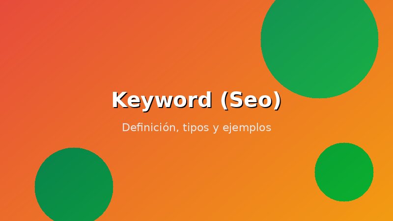 Imagen de Keyword (Seo)