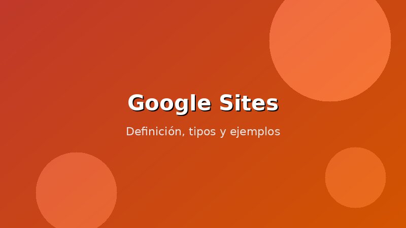 Imagen de Google Sites