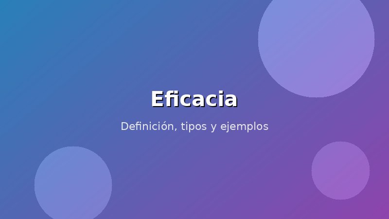 Imagen de Eficacia
