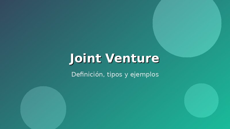 Imagen de Joint Venture