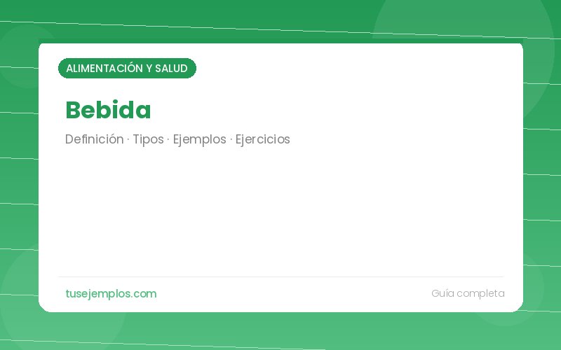 Bebida