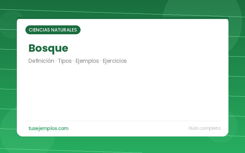 Bosque