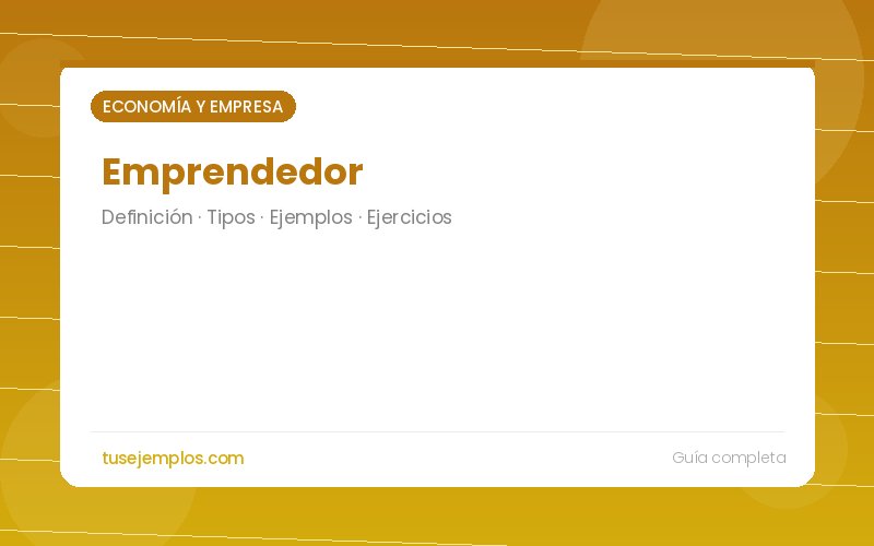 Emprendedor