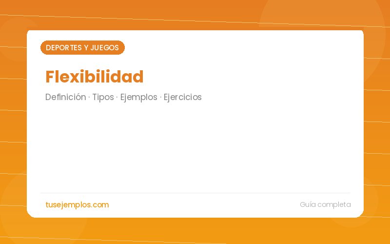 Flexibilidad