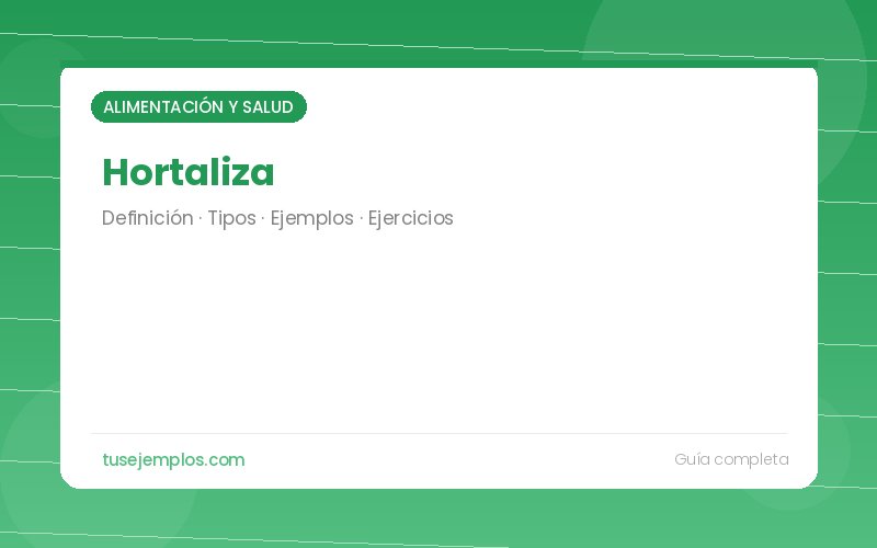 Hortaliza