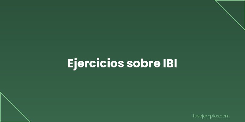 Ejercicios de IBI
