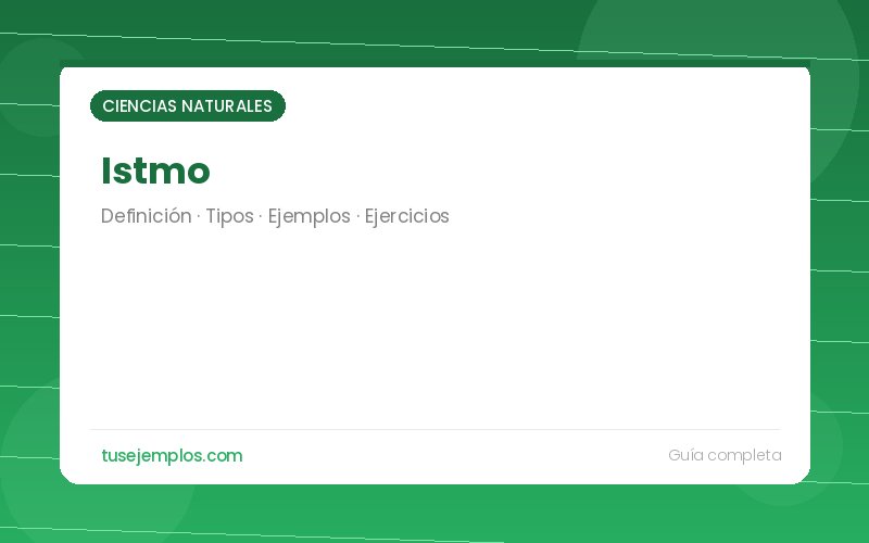 Istmo