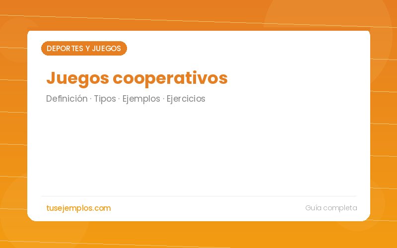 Juegos cooperativos