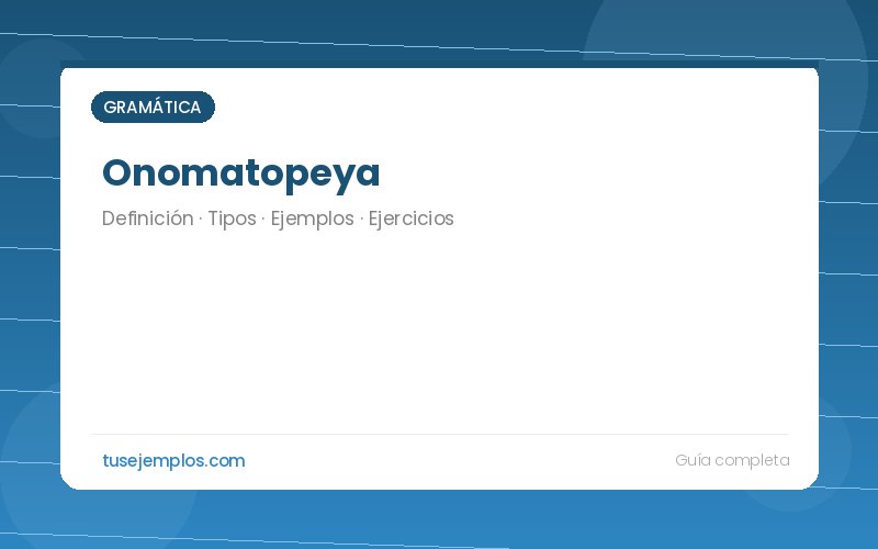 Onomatopeya