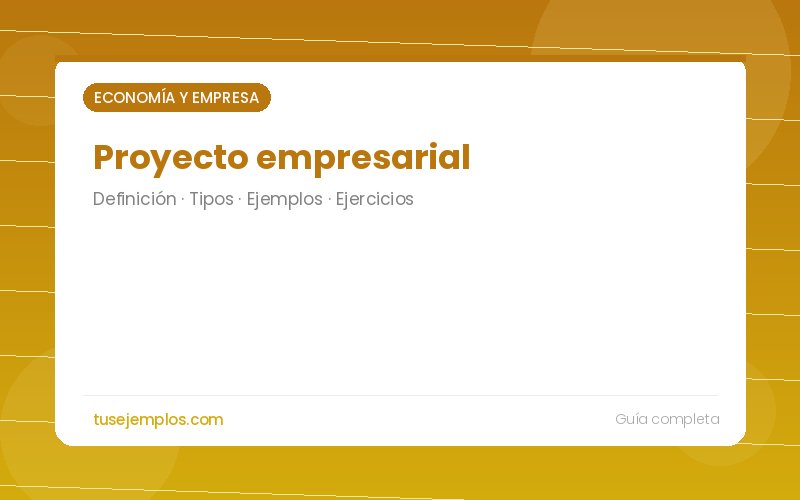 Proyecto empresarial