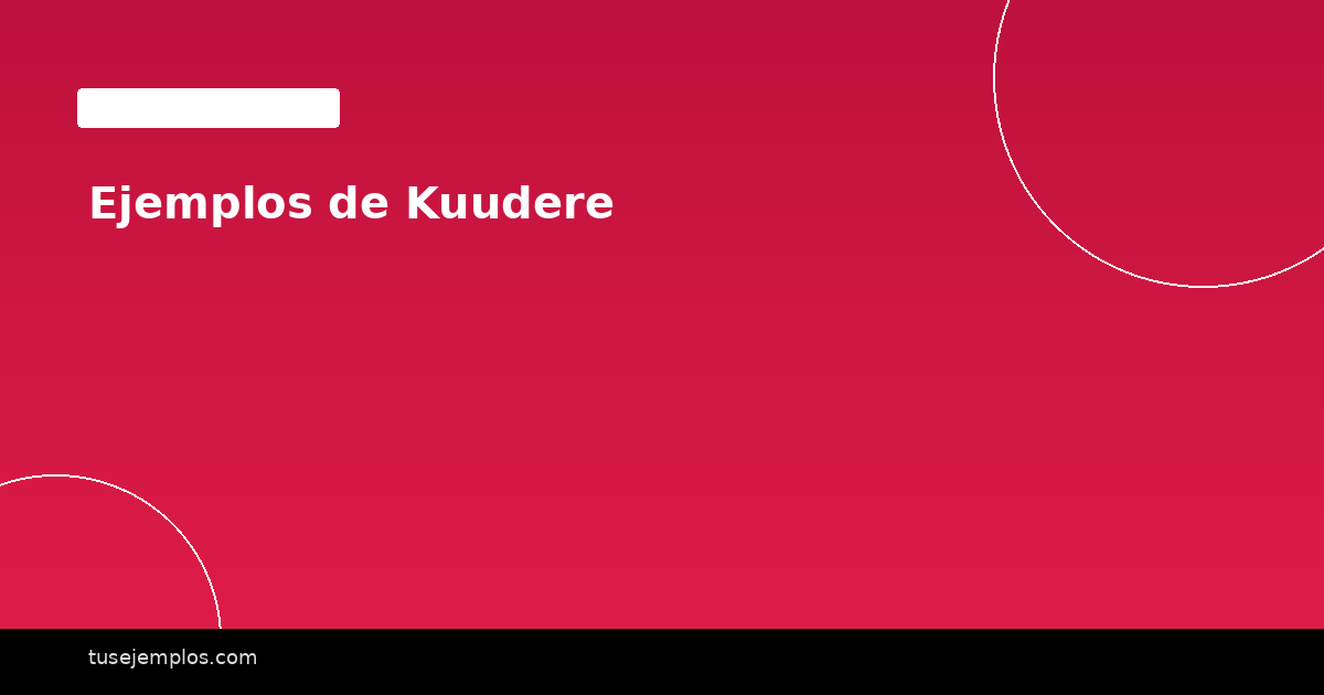 Ejemplos de Kuudere