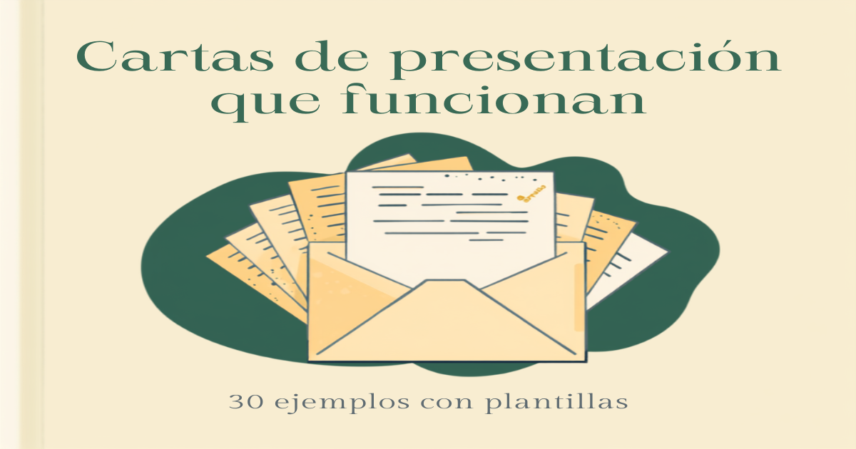 30 Ejemplos de Carta de Presentación que Funcionan en 2026 (con plantillas)