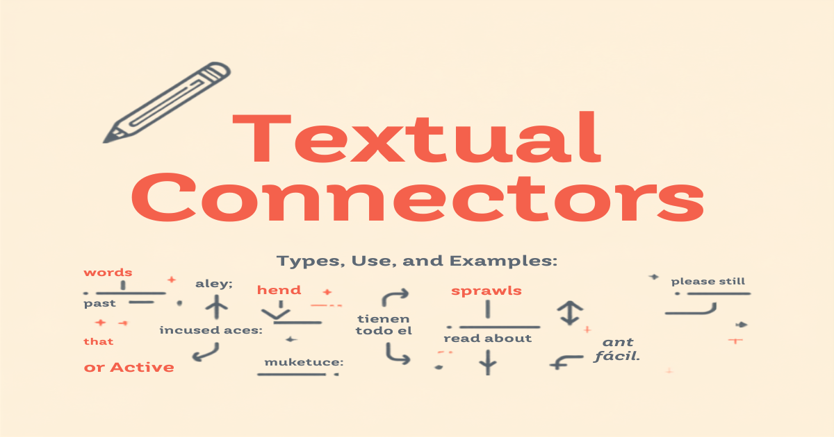 50 Ejemplos de Conectores Textuales: Tipos, Uso y Oraciones de Ejemplo