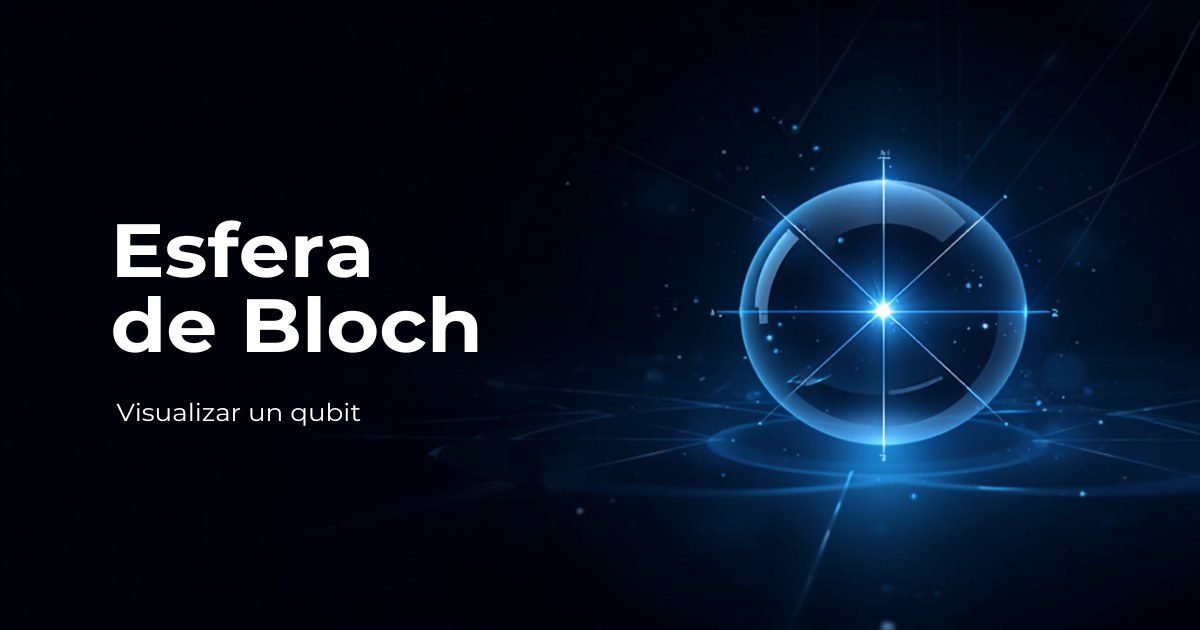 Portada del artículo sobre la esfera de Bloch para visualizar un qubit