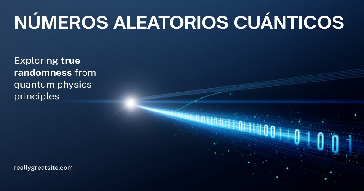 Portada del artículo sobre generadores de números aleatorios cuánticos (QRNG)