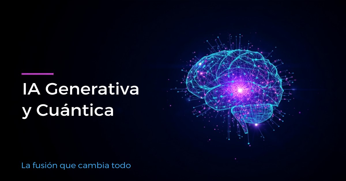 Portada del artículo sobre la fusión de IA generativa y computación cuántica